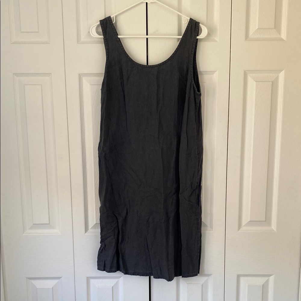 NotPerfect Linen tank dress